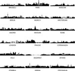 Cities Silhouettes Free Vector