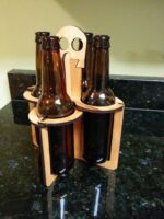 Laser Cut 4 Packer Beer Caddy DXF File