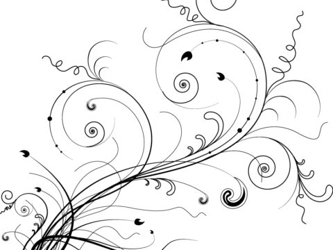 Abstract Vine Branches Vector Art Free Vector