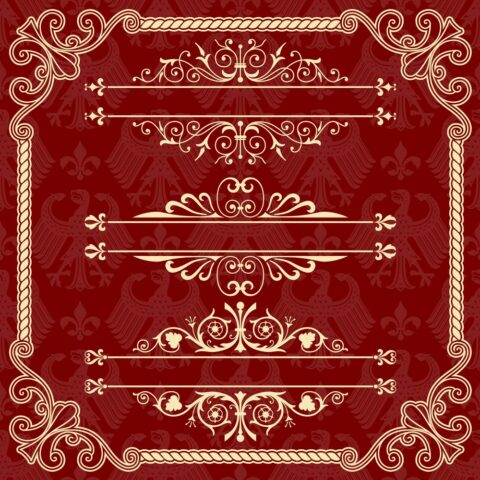 Vintage Frame Design Free Vector