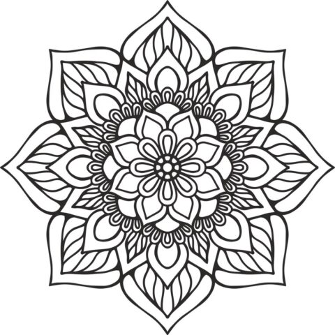 Mandala Indian Free Vector