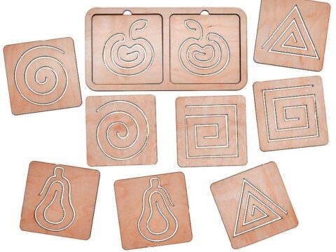 Laser Cut Puzzle Template Free Vector