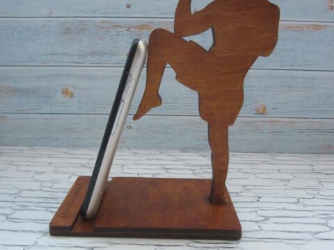 Boxer Cell Phone Stand DXF File