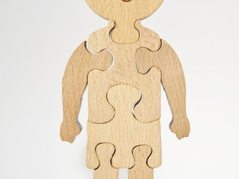 Wooden Puzzles for Baby Kids CNC Laser Cut Plans DWG File