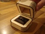 Laser Cut Engagement Ring Box Template SVG File