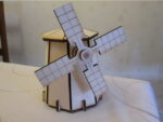 Laser Cut Windmill Template DXF File