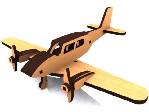 Piper Cherokee Aircraft Model DXF File