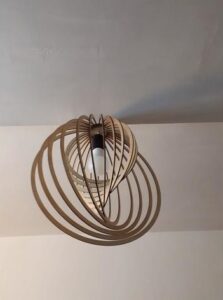 Round Chandelier MDF DXF File