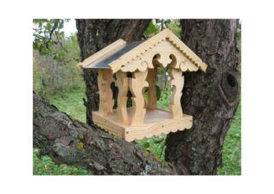 Laser Cut Bird Feeder DXF File