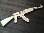 Laser Cut Kalashnikov AK-47 Rifle Free Vector