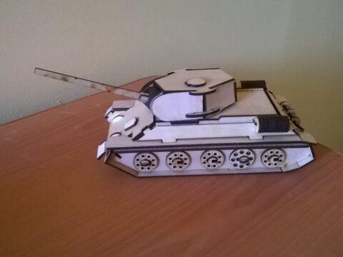 3 Mm T-34 Tank Free Vector