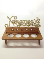 Laser Cut Easter Egg Tray Rack Wooden Stand Holder Free Vector