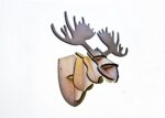 Moose Head Jewelry Stand Laser Cutting Template SVG File