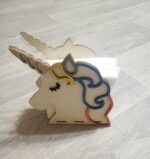 Laser Cut Unicorn Napkin Holder Free Vector