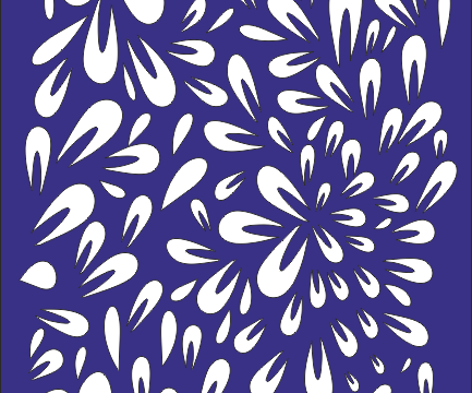 Decor Floral Pattern Vector Free Vector