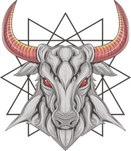 Bull T-shirt Print Design Free Vector