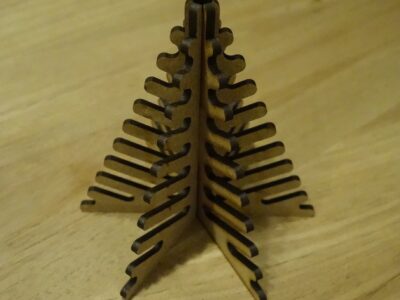 Decorative Wooden Tree DXF File