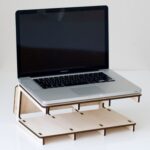 Laser Cut Laptop Stand Free Vector
