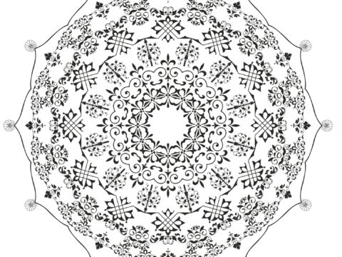 Mandala Round Ornament Design Free Vector