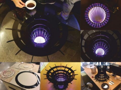Round Coffee Table DXF File