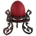 Laser Cut Wooden Decorative Easter Egg Stand Free Vector