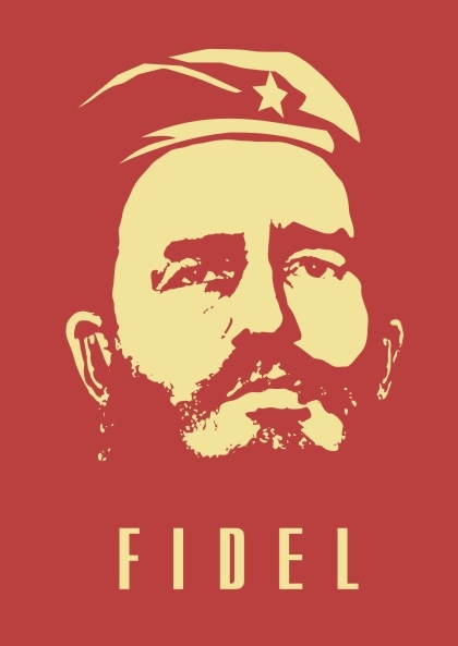 Fidel Castro Free Vector