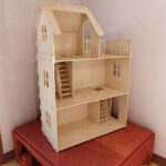 Laser Cut Dollhouse Miniature Toy House Free Vector
