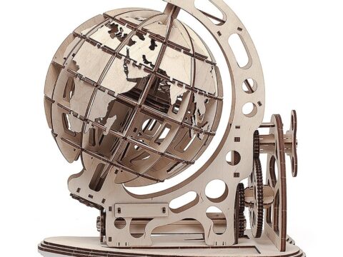 Laser Cut Globe Free Vector