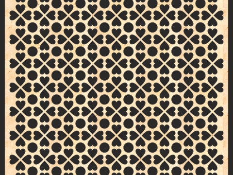Decorative Grille Panel Board Pattern Free Vector