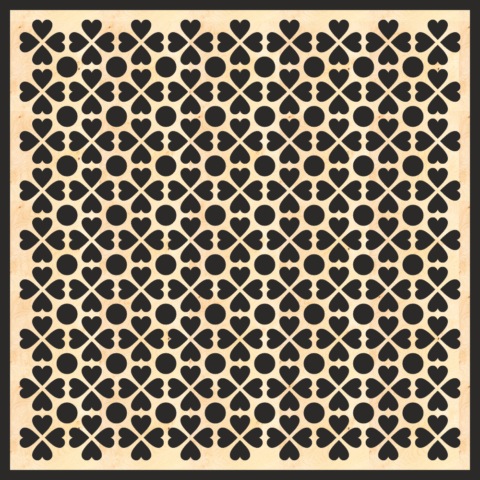 Decorative Grille Panel Board Pattern Free Vector