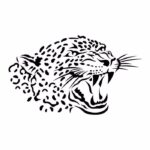 Leopard Stencil Free Vector
