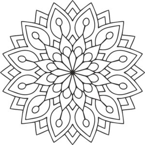 Mandala Des Flower Free Vector