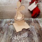 Laser Cut New Year Mouse Napkin Holder Free Vector