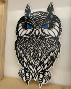 Laser Cut Owls Panel Wall Decor Free Vector