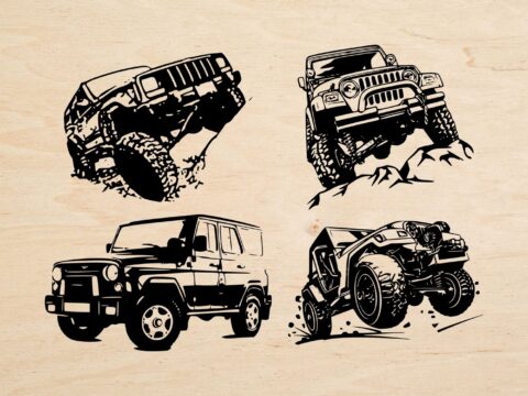 Laser Cut Engrave Jeepers Art Free Vector