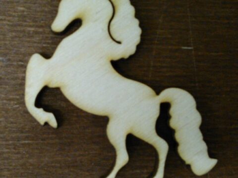 Laser Cut Wooden Decor Horse Free Vector