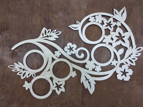 Laser Cut Decorative Picture Frame Free Vector