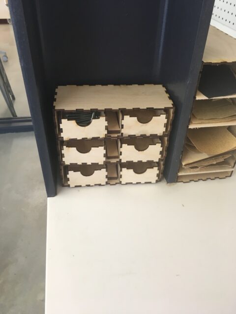 Laser Cut Stackable Box With Drawers DXF File