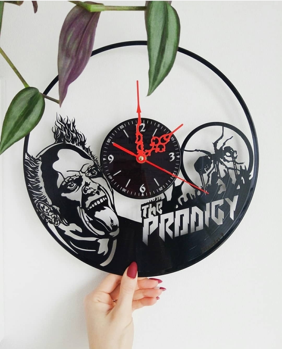 Laser Cut The Prodigy Vinyl Record Wall Clock Free Vector