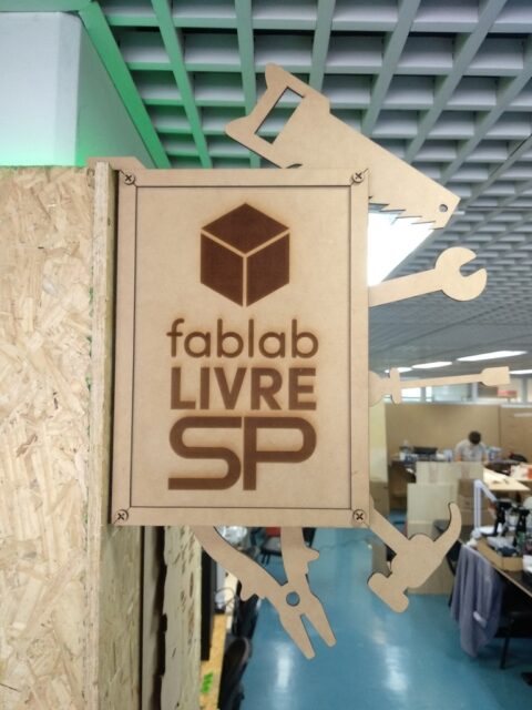 Laser Cut Fablab Information Display Wall Board Free Vector