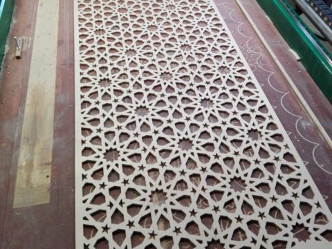 Laser Cut Room Separator Pattern DXF File