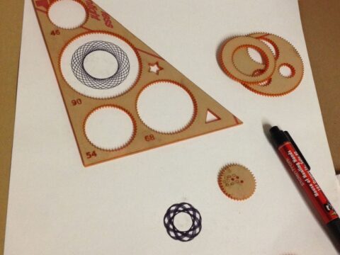 Laser Cut Spirograph Drawing Toy DXF File