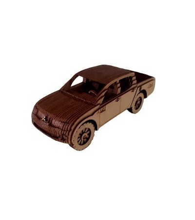 Laser Cut Mitsubishi L200 Triton 3d Puzzle Wooden Model Free Vector 