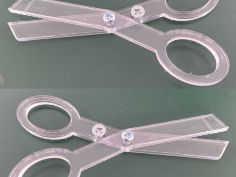 Laser Cut Acrylic Scissors 3mm SVG File