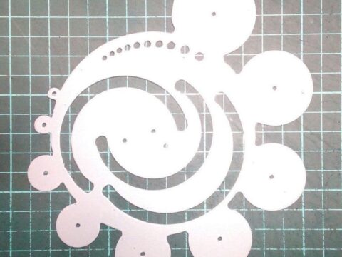 Laser Cut Radius Ruler Circle Radius Semicircle Drawing Ruler Free Vector