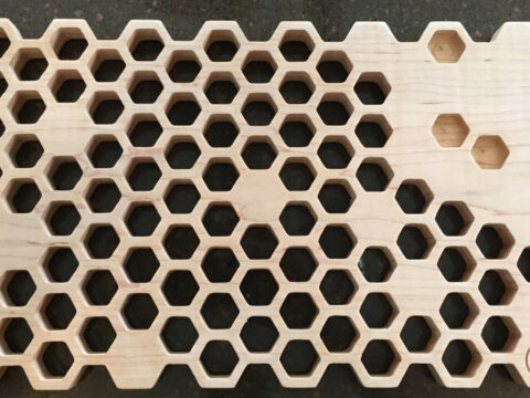 Laser Cut Hot Pot Stand Dish Stand Trivet Honeycomb DXF File
