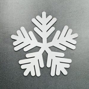 Laser Cut Snowflake Template SVG File