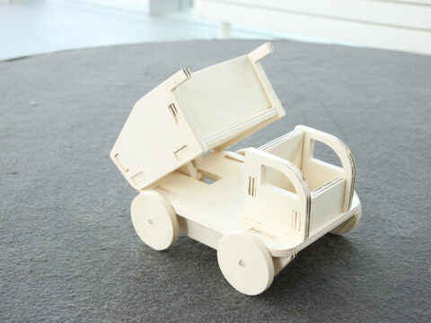 Laser Cut Kids Wooden Toy Truck Free Vector