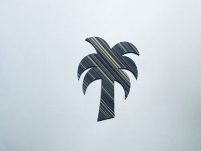 Laser Cut Palm Tree Shape Unfinished Wood Cutout Free Vector