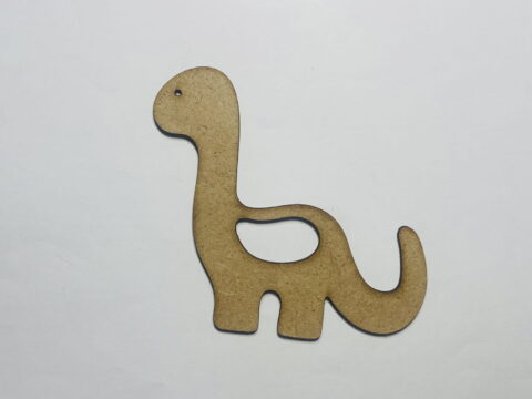 Laser Cut Unfinished Wood Brontosaurus Cutout Craft Free Vector